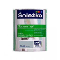 Купити Суперемаль Sniezka PL олійно-фталева сталева матова 0,8 л фото та ціна