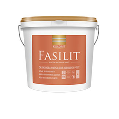 Купити Фарба фасадна Kolorit Fasilit база LА 4,5 л фото та ціна